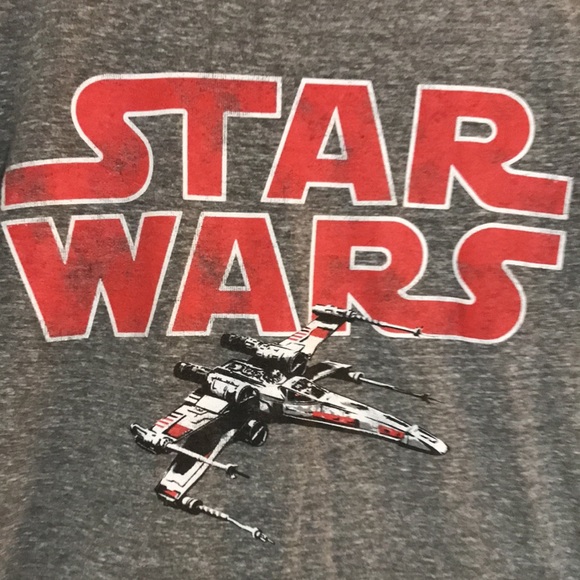 Star Wars Light Gray Men’s T Shirt - Picture 2 of 4